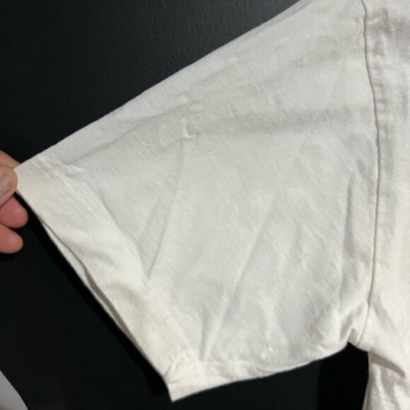 Vintage Looney Tunes White Polo 1/4 Zip - 1998 - Picture 3 of 9